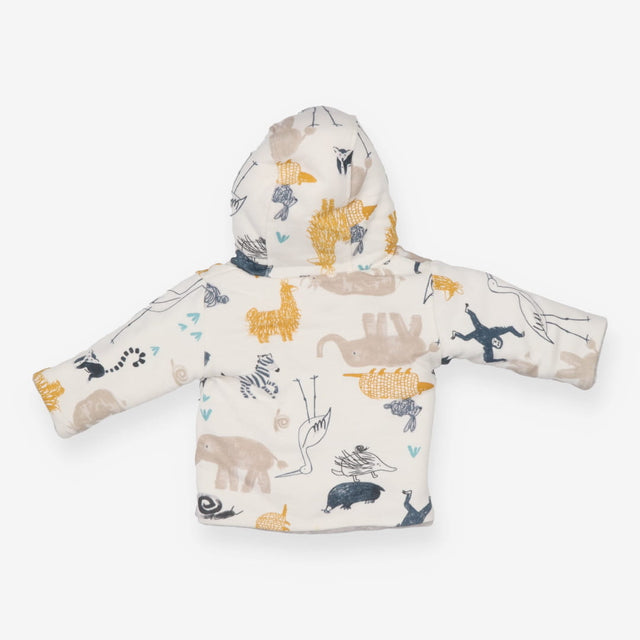 Reversible Jacket Grey and Safari 