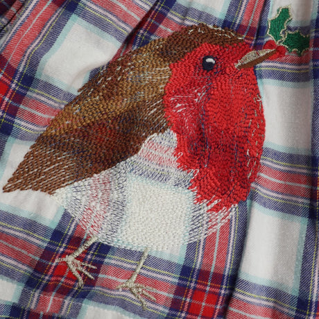 Dress Tartan Robin with Holly