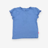 Blue T-shirt Frill Sleeves