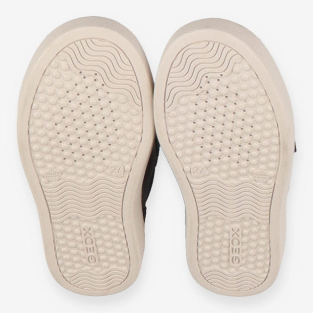 Trainers navy blue Velcro white soles