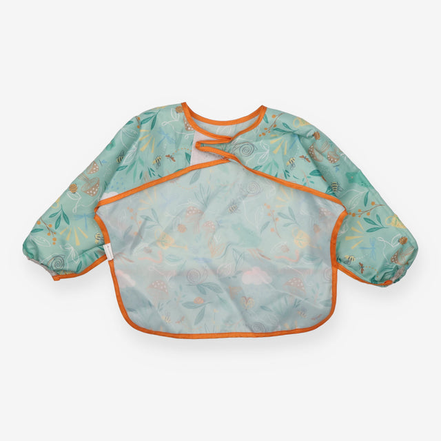 Green Nature Bib with Orange Lining - Hippy Chick