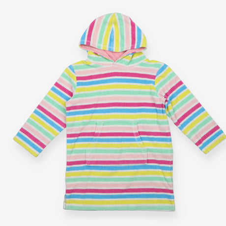 Cover up towelling stripes hood