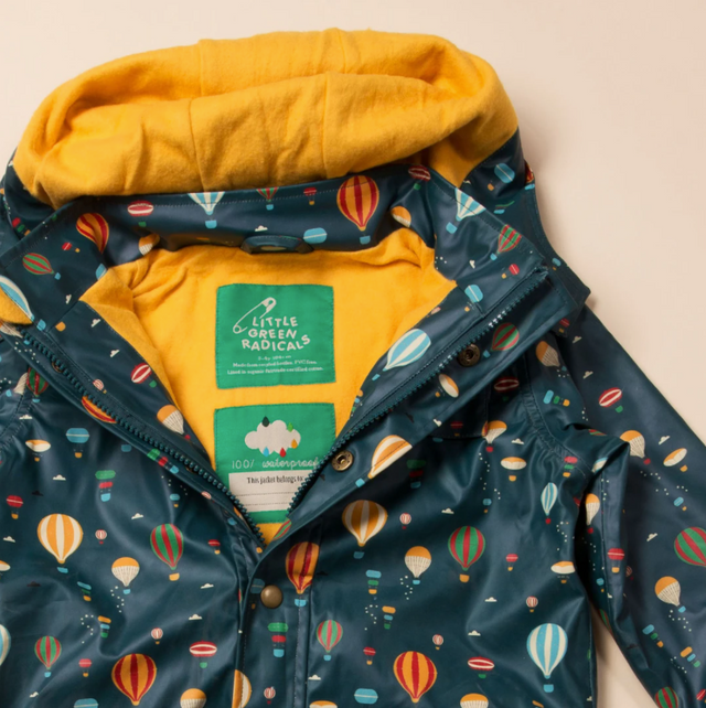Higher ground waterproof recycled raincoat