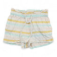 Yellow & Blue Striped Sunshine Shorts