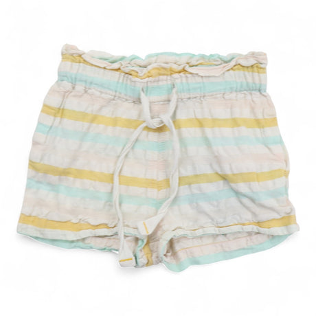 Yellow & Blue Striped Sunshine Shorts