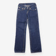 Jeans Dark Blue 921 Low Rise Straight Leg Cotton