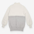 Maternity and Nursing Knit Jumper Cream Grey Colou