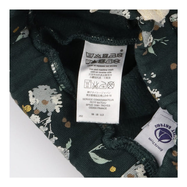 Joggers Green with Floral Print