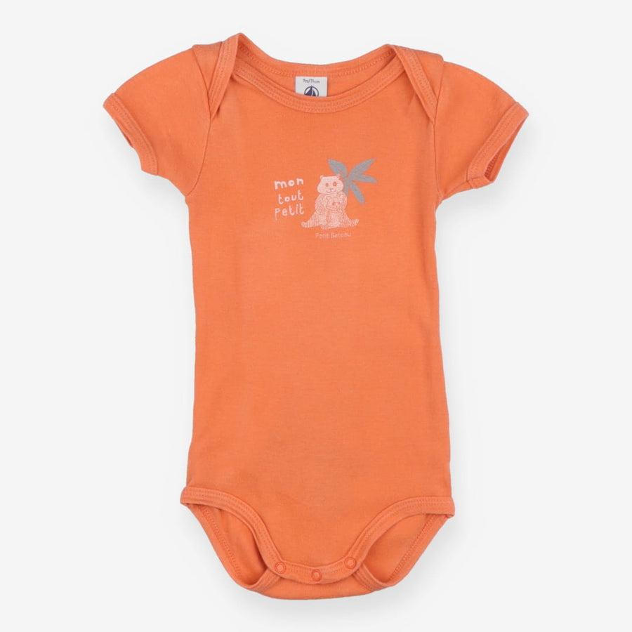 Bodysuit Short Sleeve Orange Mon Tout