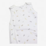 White sleeping bag Safari Animals 1.0tog