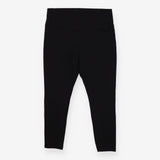 Black overbump maternity everyday work trousers