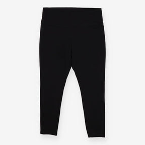Black overbump maternity everyday work trousers