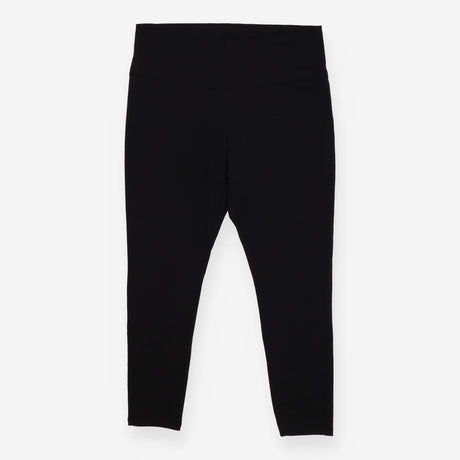 Black overbump maternity everyday work trousers