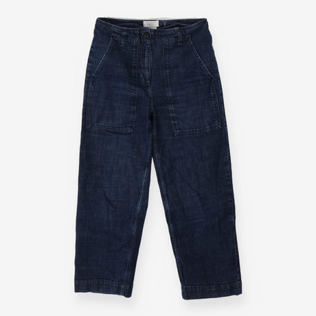 Blue Cropped Jean