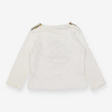 White Captains Hat Long Sleeve