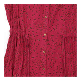 Shirt Dress Short Sleeve Button Through Spot Print