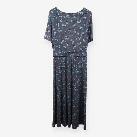 Blue floral dotty boden dress