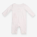 Sleepsuit white grey pink rainbow Love You