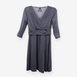 Navy Diamond Print Maternity Nursing Midi Dress