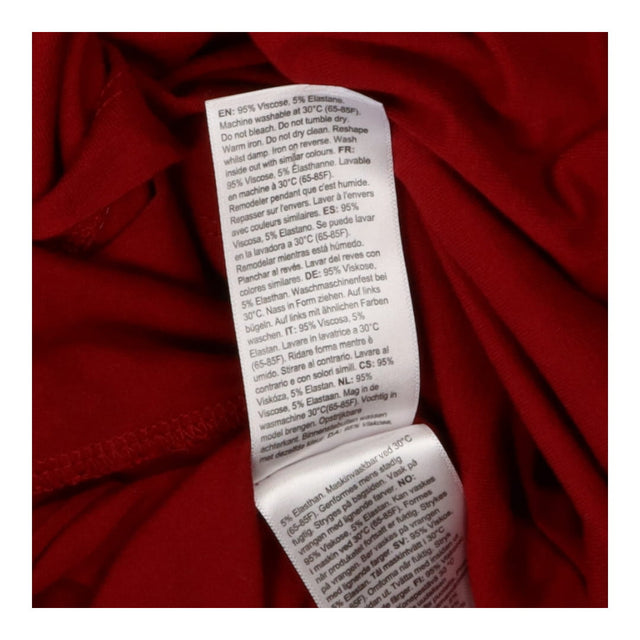 Red maternity/nursing dress mid length sleeves