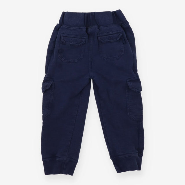 Navy cargo joggers with dinos and pocket pal