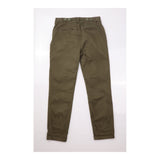 Trousers Khaki Green Cotton Chino Tapered Fit