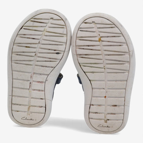 Shoes blue suede velcro white sole cat face