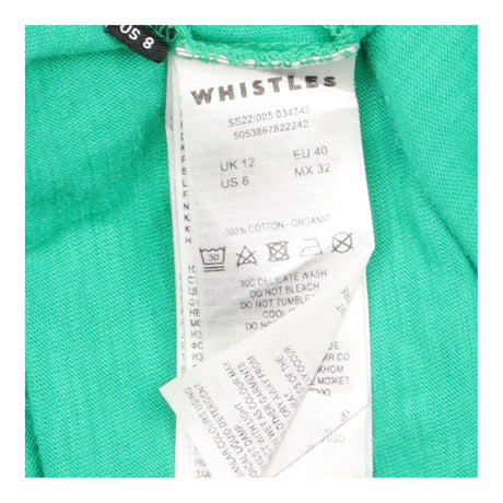 Green Organic Cotton Tiered Midi T-Shirt Dress