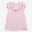 Dress knit pink frill cherries