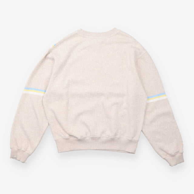 Sweatshirt Winona Chevron Stripe Grey Marl Blue Ye