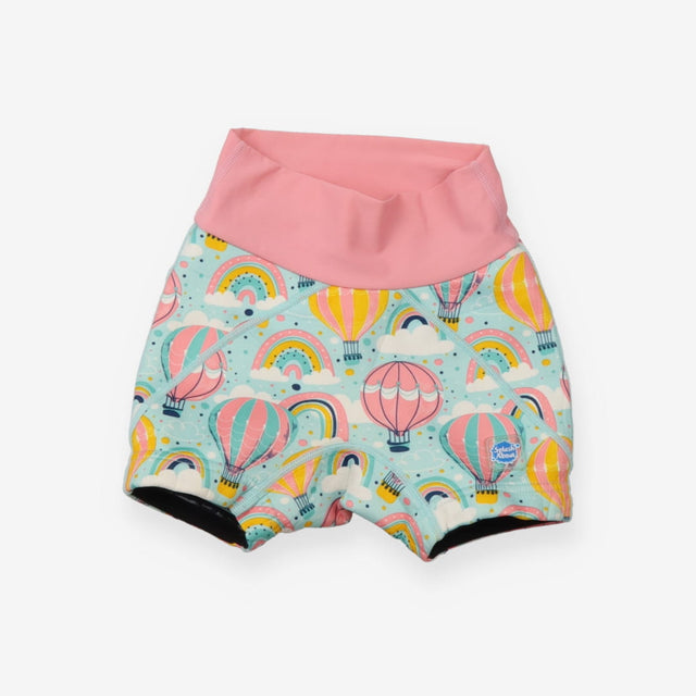Pink Hot Air Balloon Short Nappy