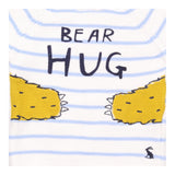 Blue and White Bear Hug Sweater