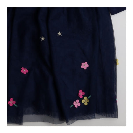 Navy dress tulle skirt unicorns and flowers