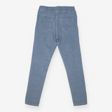 Light blue fine cord jeggings