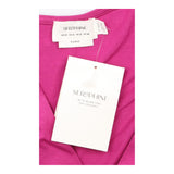 Midi Dress Fuchsia Pink Knot Front Maternity