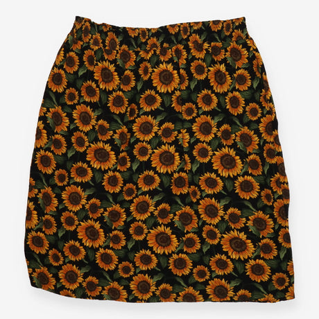 Poppy Skirt Elasticated waist Sunflower Print Size