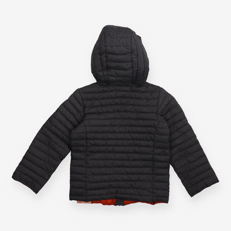 Coat Puffer grey orange lining