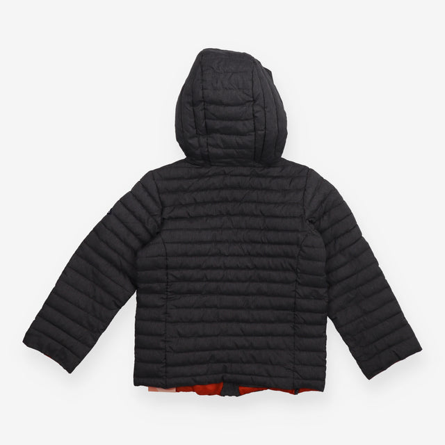 Coat Puffer grey orange lining