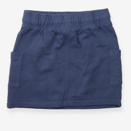 Skirt blue jersey drawstring