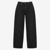 Black 100% Cotton Straight Leg Jeans