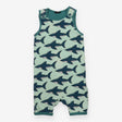 Romper shark green