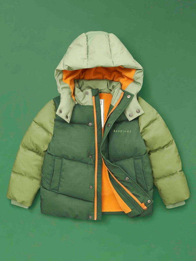 Roarsome Puffer Jacket - Forest Green
