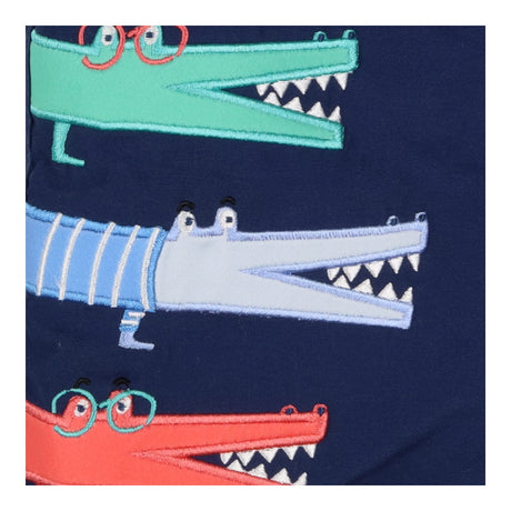 Navy Crocodile Swim Shorts 