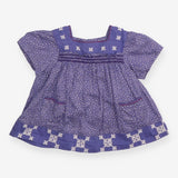Blue Tunic with Flowers