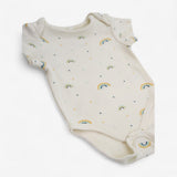 Bodysuit Cream with Rainbows