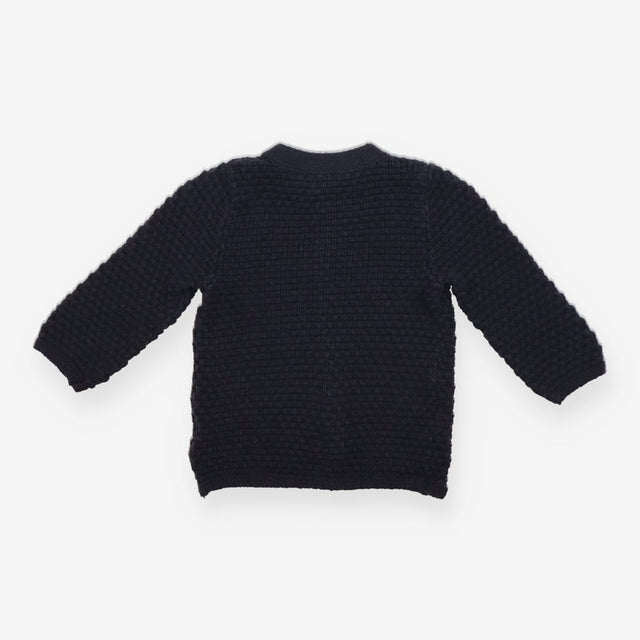 Navy Knit Cardigan