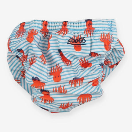 Swim nappy cover octopus print