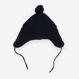 Knit Bobble Hat Navy
