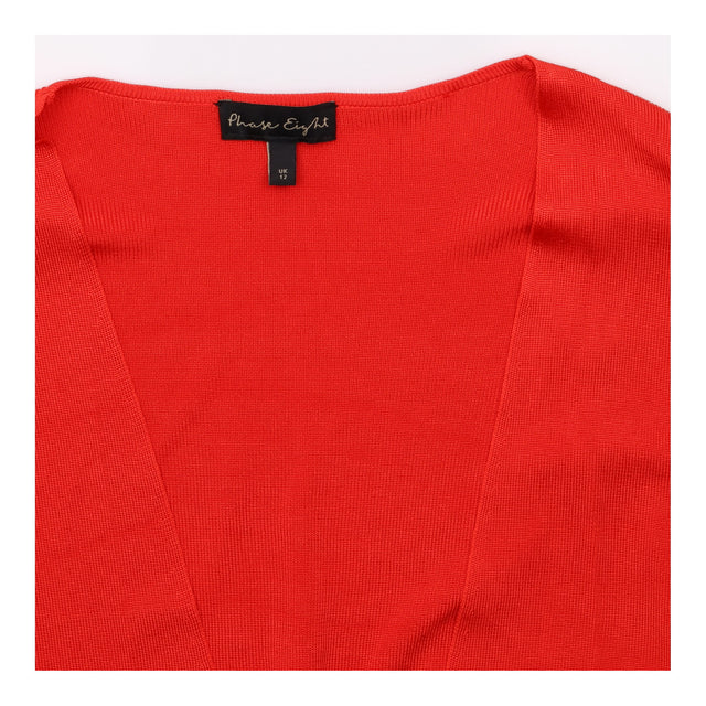 Cropped Bolero Red Open Front