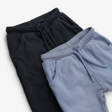Joggers 2pc navy and light blue